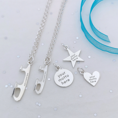BELIEVE Custom Ice Skating Necklace | Ice Skating Jewellery