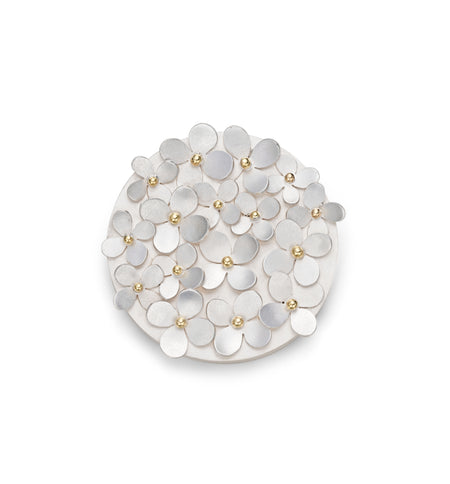 hydrangea brooch | Diana Greenwood Jewellery