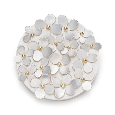 hydrangea brooch | Diana Greenwood Jewellery