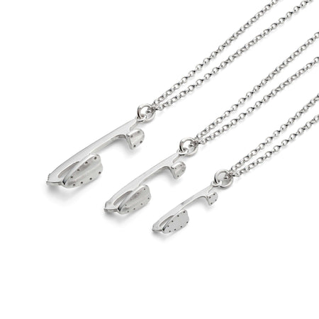 Silver Ice Skating Necklace I Ice Skating Jewellery