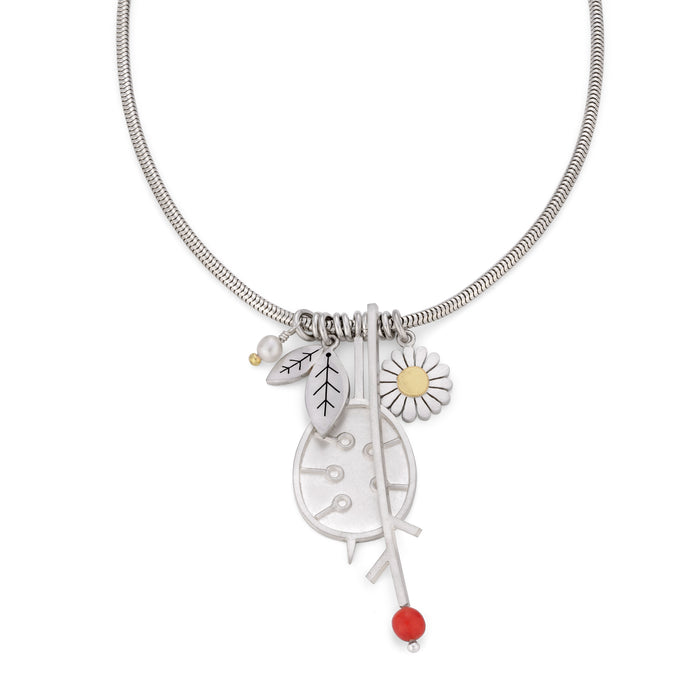 Winter botanical necklace | Diana Greenwood Jewellery