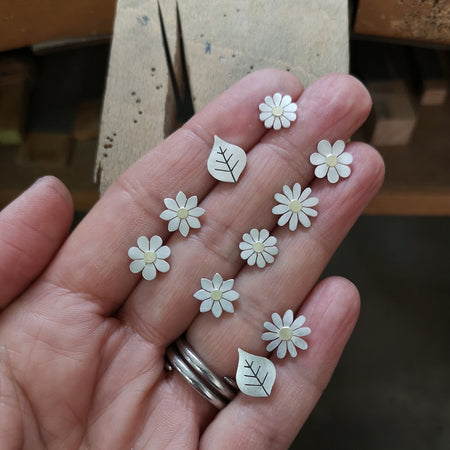 Medium Dahlia Earrings | Diana Greenwood Jewellery