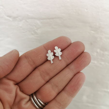 Silver Oak Leaf Earrings | Diana Greenwood Jewellery