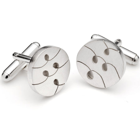 Silver Tendril Cufflinks | Diana Greenwood Jewellery