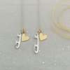 Personalised Love and Devotion Ice Skating Necklace | Ice Skating Jewellery