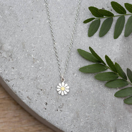 Teeny Daisy Pendant | Diana Greenwood Jewellery