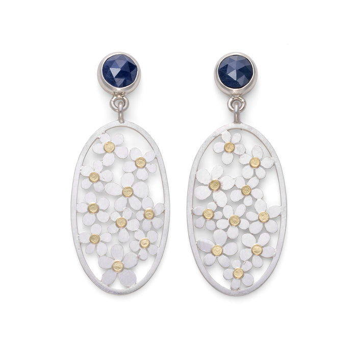 Forget Me Not Earrings by Diana Greenwood Jewellery
