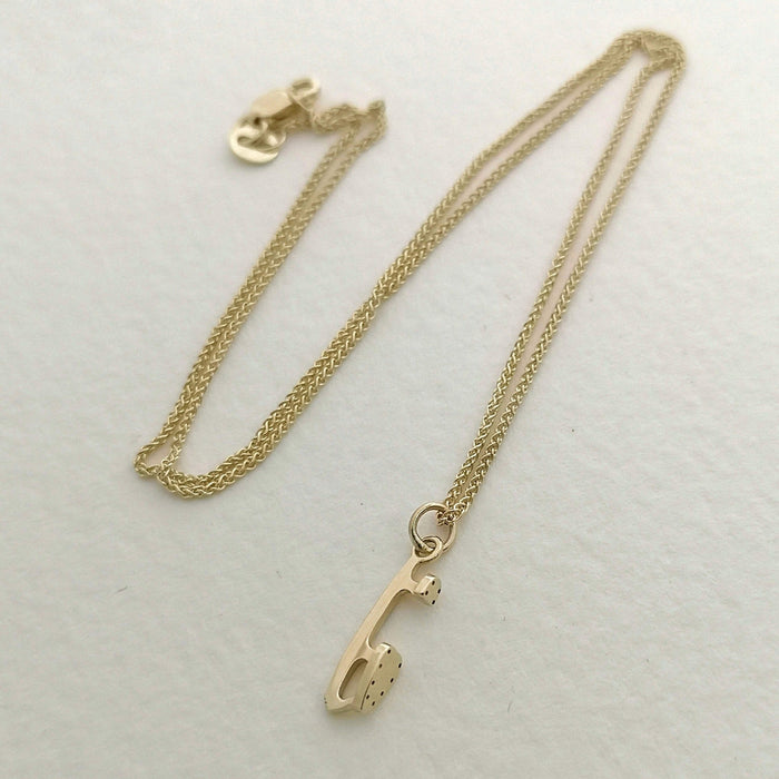 9ct gold Ice Skating Necklace | Ice Skating Jewellery