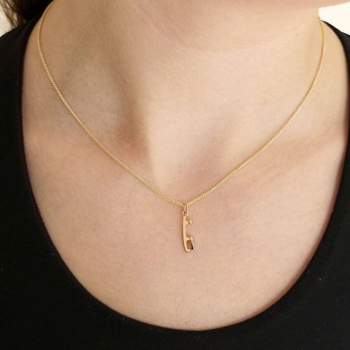 9ct gold Ice Skating Necklace | Ice Skating Jewellery