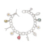 Summer garden Charms Bracelet | Diana Greenwood Jewellery