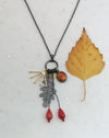 Autumnal Garden Charms Necklace | Diana Greenwood Jewellery 