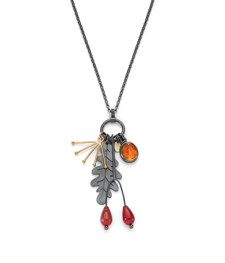 Autumnal Garden Charms Necklace | Diana Greenwood Jewellery 
