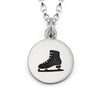 Silver Ice Skating Boot Necklace | Ice Skating Jewellery