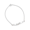 Double Silver Figure Skating Bracelet | Ice Skating Jewellery