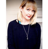 Personalised extra large silver ice skating necklace | Ice Skating Jewellery