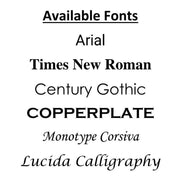 font for personalisation | Ice Skating Jewellery