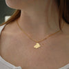 Gold Ice Skating Boots Necklace | Ice Skating Jewellery