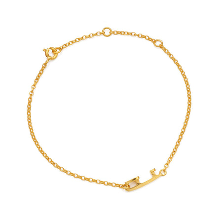 Gold Ice Skating Bracelet | Ice Skating Jewellery