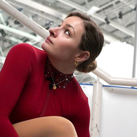 Gold Ice Skating Hoop Earrings | Ice Skating Jewellery