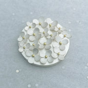 hydrangea brooch | Diana Greenwood Jewellery