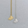 Silver Ice Skating Boots Necklace | Ice Skating Jewellery