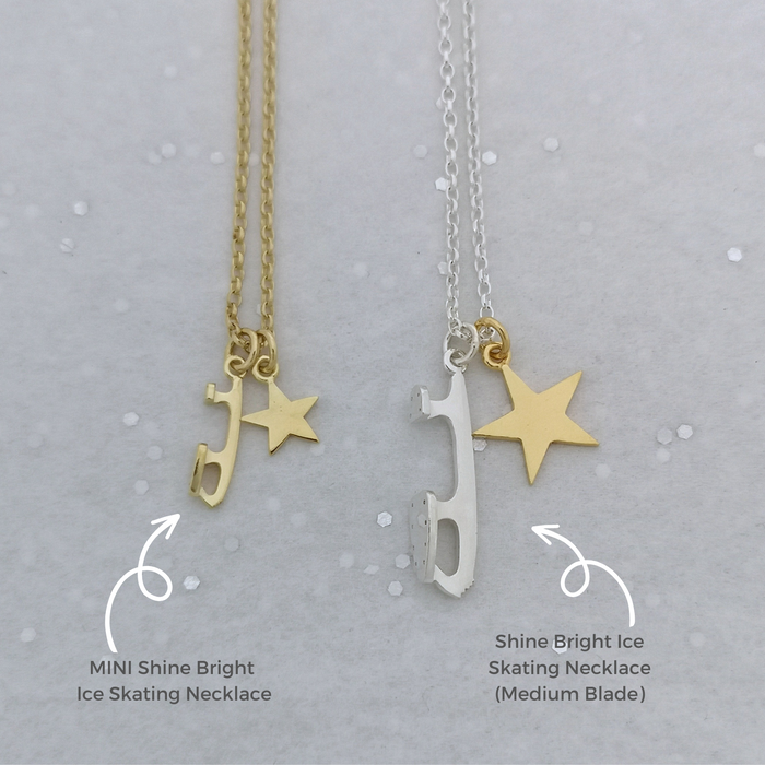 Mini Shine Bright Ice Skating Necklace | Ice Skating Jewellery