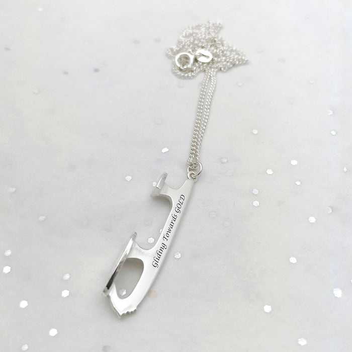 Personalised Extra Large Ice-Skating Necklace