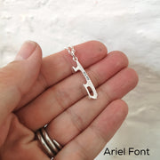 Personalised Silver Ice Skating Necklaces | Ice Skating Jewellery