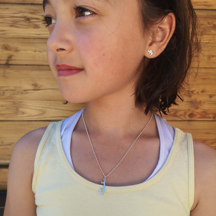 Silver Ice Skating Necklace I Ice Skating Jewellery