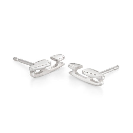 Silver Ice Skating Earrings | Ice Skating Jewellery