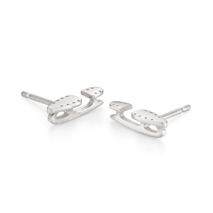 Silver Ice Skating Earrings | Ice Skating Jewellery