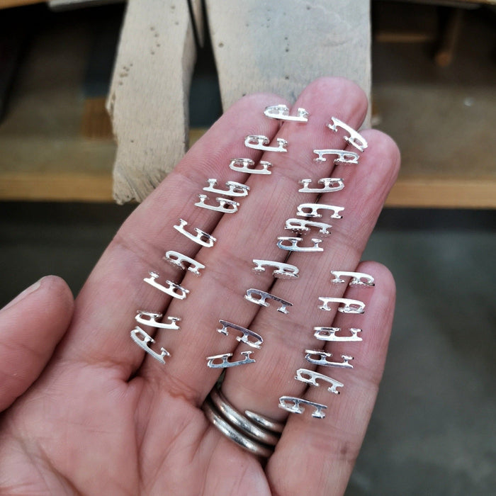 Silver Ice Skating Earrings | Ice Skating Jewellery