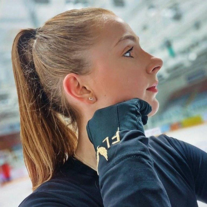Silver Ice Skating Earrings | Ice Skating Jewellery