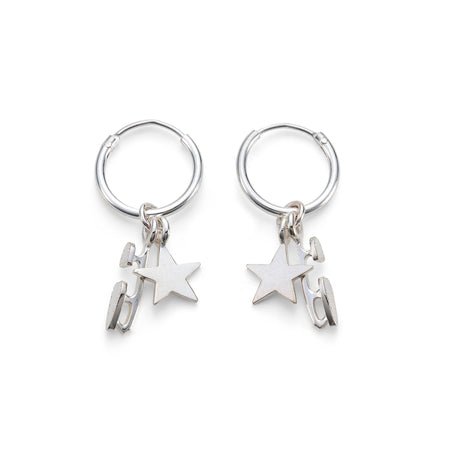 Silver Shine Bright Earrings | Ice Skating Jewellery