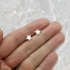 Silver Star Stud Earrings | Ice Skating Jewellery