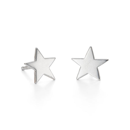 Silver Star Stud Earrings | Ice Skating Jewellery