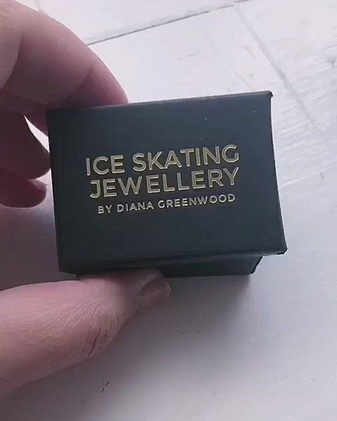Extra Large Ice Skating Necklace | Diana Greenwood Jewellery