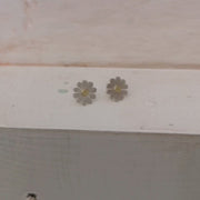 teeny daisy earrings by diana greenwood