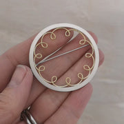 Twirly Brooch