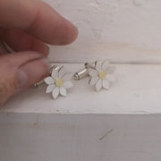 Dahlia Cufflinks | Diana Greenwood Jewellery