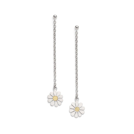 Daisy and Chain Earrings | Diana Greenwood Jewellery