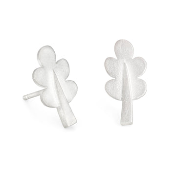 Silver Oak Leaf Earrings | Diana Greenwood Jewellery