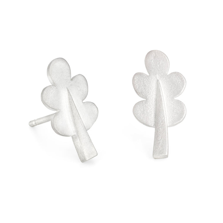 Silver Oak Leaf Earrings | Diana Greenwood Jewellery