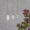 Silver Leaf Pendant Necklace | Diana Greenwood Jewellery
