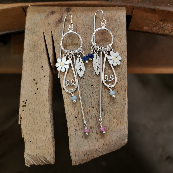 Summer Garden Charm Earrings | Diana Greenwood Jewellery
