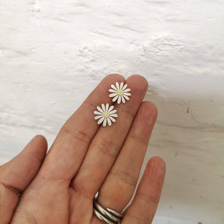 aster flower earrings | Diana Greenwood Jewellery
