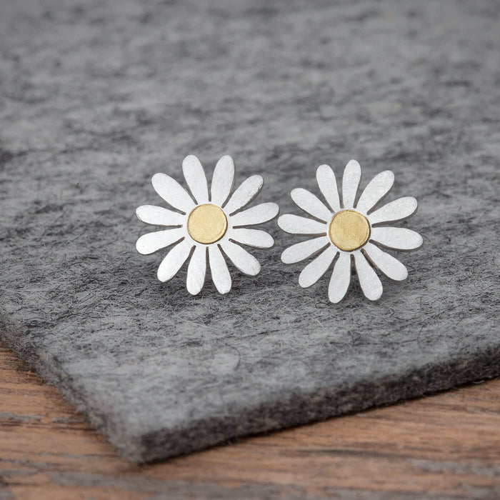 aster flower earrings | Diana Greenwood Jewellery