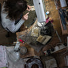 Diana Greenwood at her jewellery bench