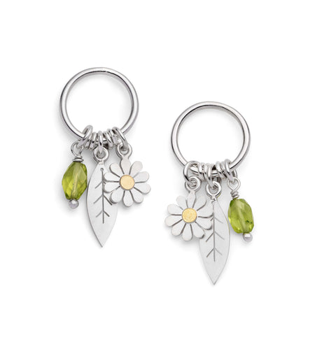 Daisy Charm Earrings | Diana Greenwood Jewellery