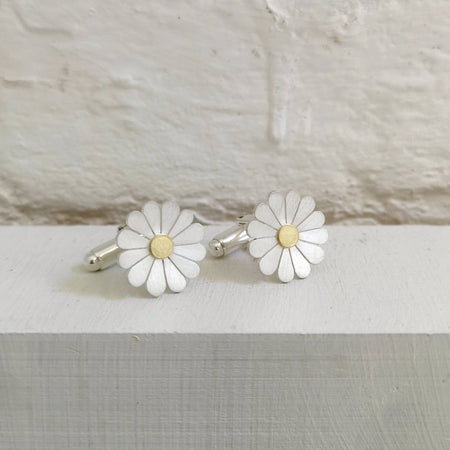 Daisy Cufflinks | Diana Greenwood Jewellery